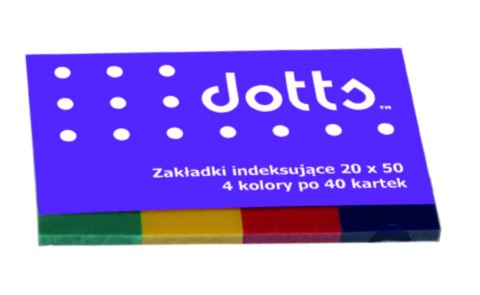 Zakładka indeksująca DOTTS 20x50 4x40kartek transparentna(NSP20/50/T/D) Dotts Zakładka indeksująca DOTTS 20x50 4x40kartek transparentna(NSP20/50/T/D) Dotts