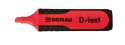 Zakreślacz 7358001PL-04 czerwony DONAU Donau