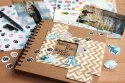 Album na spirali z okienkiem, 20x20cm, 30 ark, brązowe eco, 180g/m2, Happy Color HA 7631 2020-WE30 Happy Color