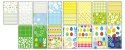 Blok z motywami SPRING, 80g/m2, A4, 15 ark, 30 motyw, Happy Color HA 3808 2030-S Happy Color