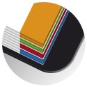 Kołonotatnik A4 80 kartek, kratka / tagi, STUDENT PROJECTBOOK, OXFORD, 400037432 Oxford