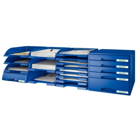 Półka na dokumenty LEITZ Plus Slim niebieski 52370035 Leitz Półka na dokumenty LEITZ Plus Slim niebieski 52370035 Leitz
