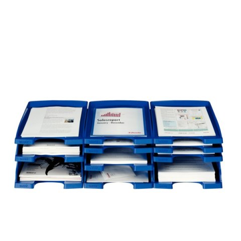 Półka na dokumenty LEITZ Plus Slim niebieski 52370035 Leitz Półka na dokumenty LEITZ Plus Slim niebieski 52370035 Leitz