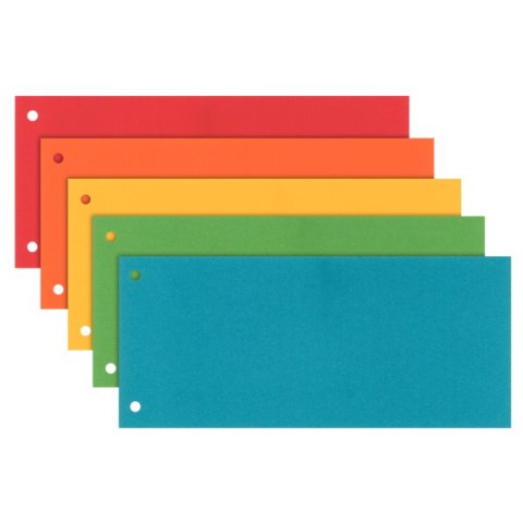 Przekładki 1/3 A4 Maxi Esselte, mix kolorów, 100 szt., 624450 Esselte Przekładki 1/3 A4 Maxi Esselte, mix kolorów, 100 szt., 624450 Esselte