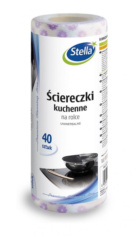 Ściereczki uniwersalne na rolce 40szt. PS-2954 STELLA Stella Ściereczki uniwersalne na rolce 40szt. PS-2954 STELLA Stella