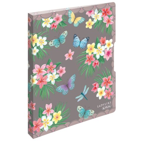 Segregator A4 PP 2 ringi 2,7cm ladylike butterflies 50044047 Herlitz Herlitz Segregator A4 PP 2 ringi 2,7cm ladylike butterflies 50044047 Herlitz Herlitz