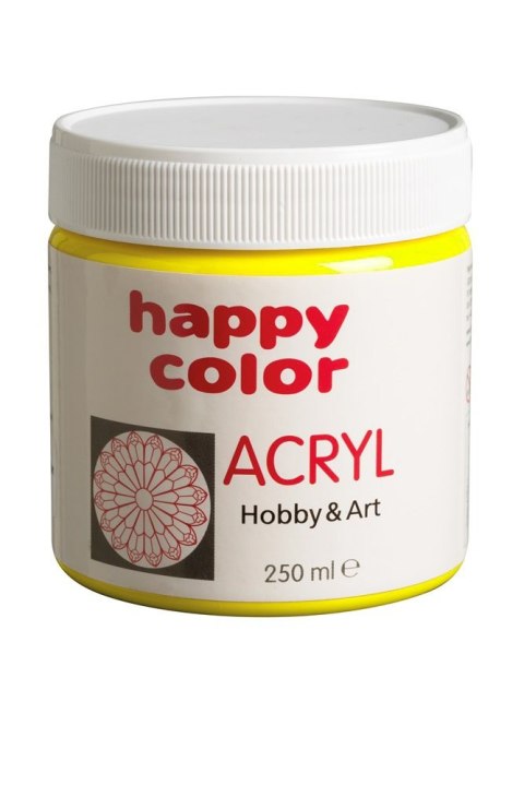 Farba akrylowa 250ml cytrynowa HA 7370 0250- 12 HAPPY COLOR SALE Happy Color Farba akrylowa 250ml cytrynowa HA 7370 0250- 12 HAPPY COLOR SALE Happy Color