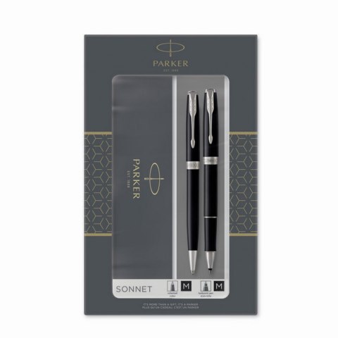 Zestaw SONNET BLACK CT_(Długopis + Pióro kulkowe) PARKER 2093259 Parker Zestaw SONNET BLACK CT_(Długopis + Pióro kulkowe) PARKER 2093259 Parker