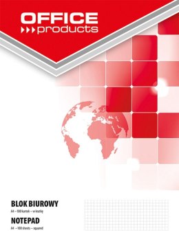 Blok biurowy , A4, w kratkę, 100 kart., 70gsm, typu OFFICE PRODUCTS 16040011-99 Office Products