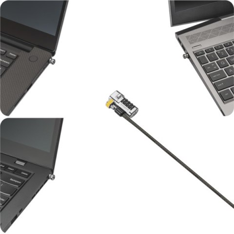 Blokada szyfrowa Kensington ClickSafe, 3w1 K68105EU Kensington Blokada szyfrowa Kensington ClickSafe, 3w1 K68105EU Kensington