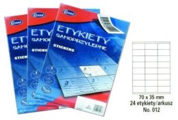 Etykiety samoprzylepne No. 012 70x35 mm GRAND 150-1039 Grand