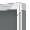 Gablota filcowa wewnętrzna Nobo Premium Plus 9xA4, szara 1915330 Nobo