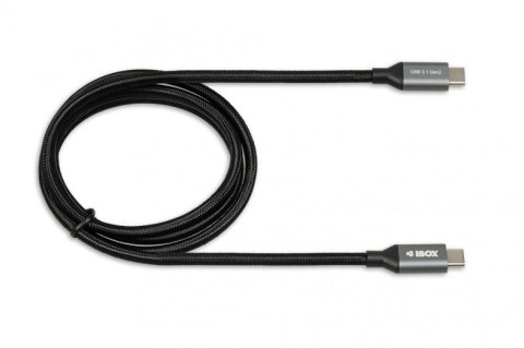 Kabel do transferu danych i zasilania USB 2w1 TYP C czarny 1m (2A) Ibox IKUMTC Ibox Kabel do transferu danych i zasilania USB 2w1 TYP C czarny 1m (2A) Ibox IKUMTC Ibox