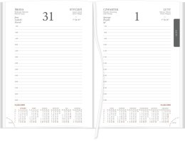 Kalendarz dzienny B6D Vivella, 2027, 216 B6DB CZARNY, WOKÓŁ NAS Wokół Nas