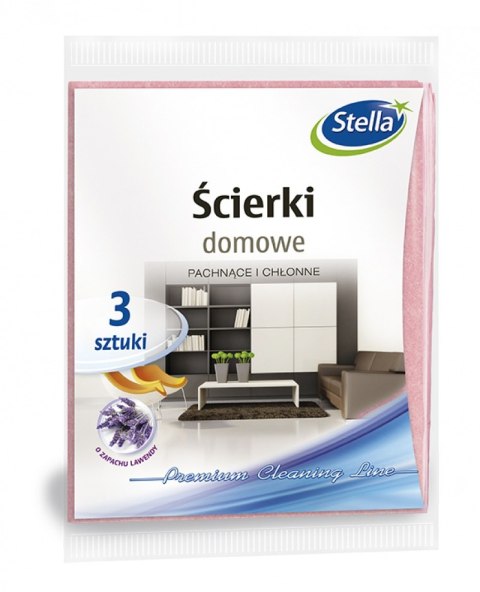 STELLA Ścierki domowe zapachu lawendy 3 sztuki PS0982/20 Stella