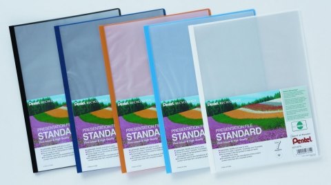Skoroszyt prezentacyjny, 7 kieszeni czarny DCP1407-A PENTEL Pentel Skoroszyt prezentacyjny, 7 kieszeni czarny DCP1407-A PENTEL Pentel