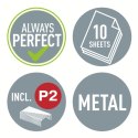 Zszywacz Mini metalowy Leitz WOW, żółty, 10 lat gwarancji, 10 kartek 55281016 Leitz
