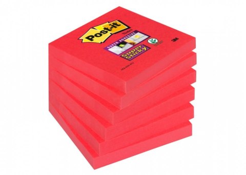 Bloczki_3M POST-IT 76x76mm różowe Super Sticky 6x90kartek 70005198125 SALE Post-It 3M