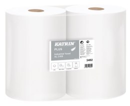 Czyściowo papierowe KATRIN PLUS XL 2, 3402, opakowanie: 3 rolki Katrin