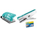 Dziurkacz mini Rapid ColourBreeze FC5, 10 kartek, 5 lat gwarancji, niebieski 5001332 Rapid