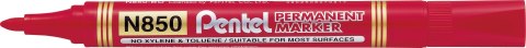 Marker permanentny N850 czerwony okrągła końcówka PENTEL Pentel Marker permanentny N850 czerwony okrągła końcówka PENTEL Pentel