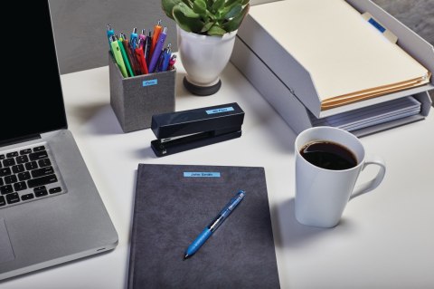 Taśma DYMO D1 - 12 mm x 7 m, czarny / niebieski S0720560 do drukarek etykiet Dymo