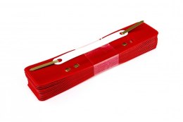 Wąsy do skoroszytu DURABLE Flexi czerwone (25szt) 690103 Durable