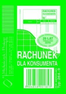 264-9 Rachunek MICHALCZYK&PROKOP A7 80 kartek Michalczyk i Prokop