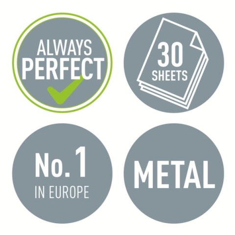 Dziurkacz duży metalowy Leitz, szary, 10 lat gwarancji, 30 kartek 50080085 Leitz Dziurkacz duży metalowy Leitz, szary, 10 lat gwarancji, 30 kartek 50080085 Leitz