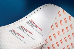 Etykiety do drukarek igłowych, 88,9X36MM, 2 kolumny, prostokątne, AP15 88.9*36 APLI Apli