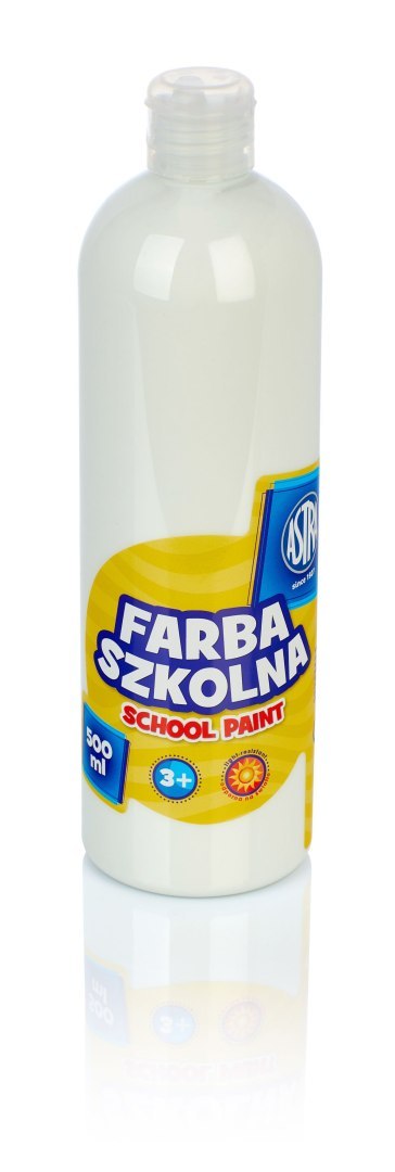Farba szkolna Astra 500 ml - biała, 83410904 Astra Farba szkolna Astra 500 ml - biała, 83410904 Astra