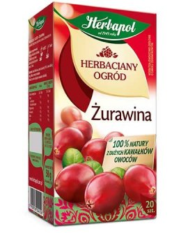 Herbata HERBAPOL HERBACIANY OGRÓD Żurawina (20 saszetek) Herbapol