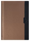 Kalendarz A-5 BEST CLASSIC książkowy (C3), 22 - złoty linea / czarny 2025 TELEGRAPH Telegraph