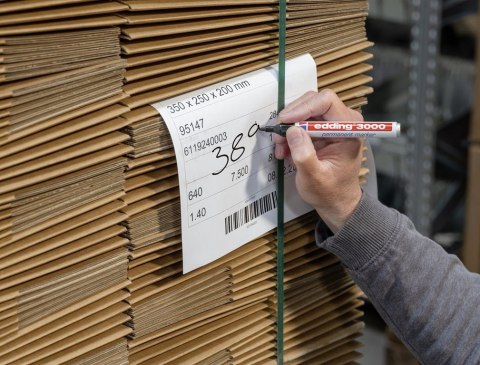 Marker EDDING E-3000 czarny, 1.5-3mm, okr.końc. (X) Edding