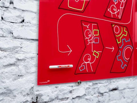 Marker EDDING do tablic szklanych czarny 90/001/c ed suchościeralny Edding