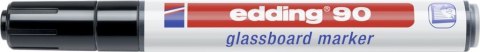 Marker EDDING do tablic szklanych czarny 90/001/c ed suchościeralny Edding