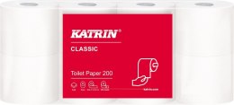 Papier toaletowy, małe rolki KATRIN PLUS 2W Toilet 200, 104749, opakowanie: 8 rolek Katrin