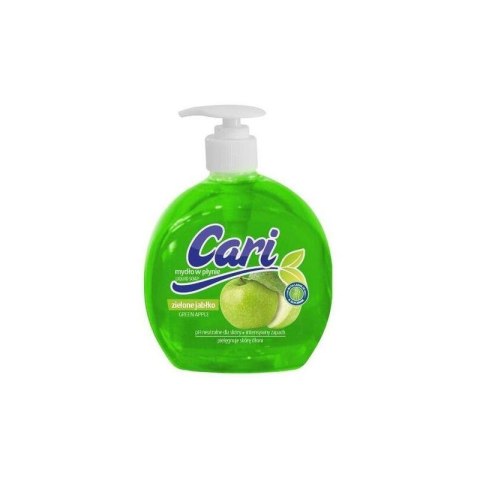 CARI Mydło w płynie z dozownikiem 500ml zielone jabłko Cari CARI Mydło w płynie z dozownikiem 500ml zielone jabłko Cari