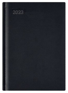 Kalendarz B-5 CLASSIC książkowy (C2), 09 - czarny karo 2025 TELEGRAPH Telegraph