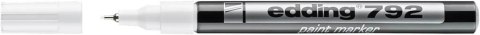 Marker EDDING 792 biały 0,8mm (X) Edding Marker EDDING 792 biały 0,8mm (X) Edding