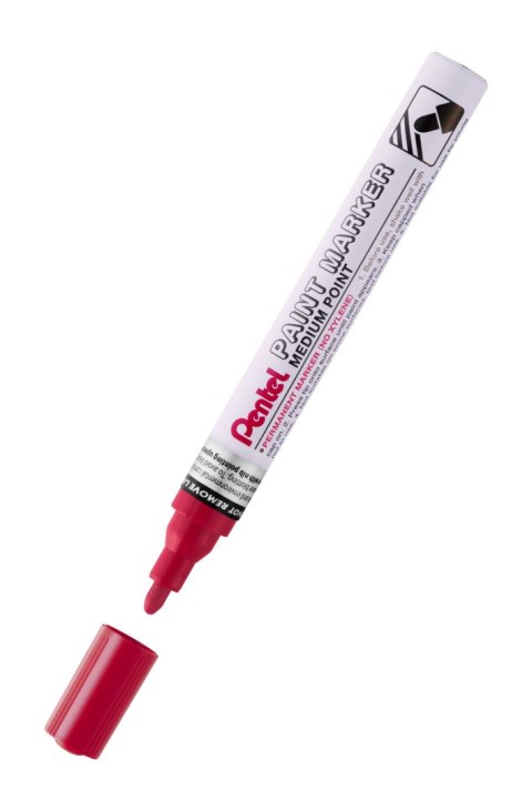 Marker olejowy Pentel średnia okrągła końcówka, MMP10-B czerwony Pentel Marker olejowy Pentel średnia okrągła końcówka, MMP10-B czerwony Pentel