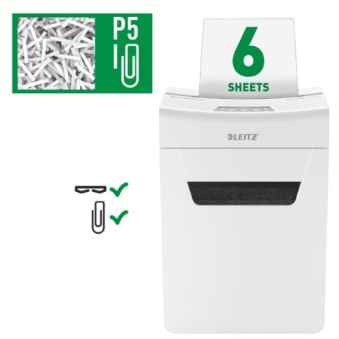 Niszczarka Leitz IQ Protect 10 P5, 10 kartek, 18 l kosz 80950000 Leitz Niszczarka Leitz IQ Protect 10 P5, 10 kartek, 18 l kosz 80950000 Leitz