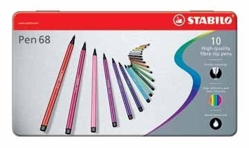 STABILO PEN68 metalowe etui 10 szt 6810-6 Stabilo STABILO PEN68 metalowe etui 10 szt 6810-6 Stabilo