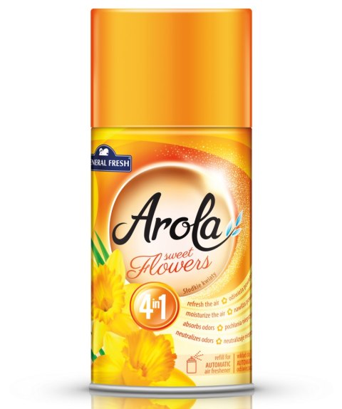 Wkład do odświeżacza AROLA 250ml słodkie kwiaty GENERAL FRESH General Fresh Wkład do odświeżacza AROLA 250ml słodkie kwiaty GENERAL FRESH General Fresh