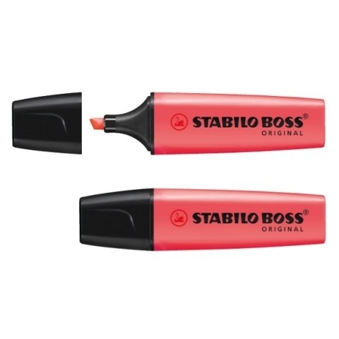 Zakreślacz STABILO BOSS fluorescencyjny czerwony 70/40 Stabilo Zakreślacz STABILO BOSS fluorescencyjny czerwony 70/40 Stabilo