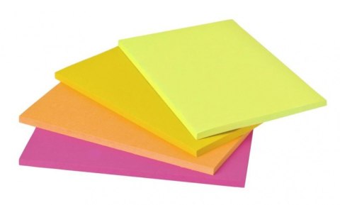 Bloczek samoprzylepny POST-IT_ Super Sticky (6845-SSP), 200x149mm, 4x45 kart., mix kolorów SALE Post-It 3M