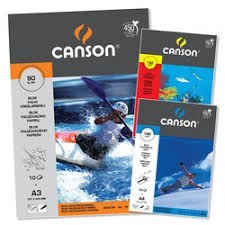 Blok kreślarski A4 10A 90/95g 6666-177/127 CANSON 200005504 Canson Blok kreślarski A4 10A 90/95g 6666-177/127 CANSON 200005504 Canson