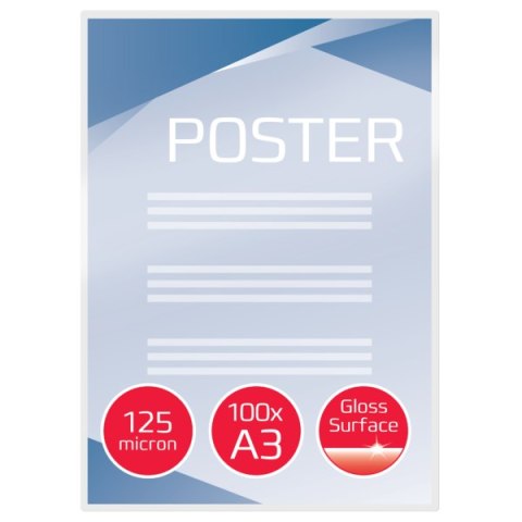 Folia GBC A3 2x125 mikronów (100szt.) 3200725 GBC Folia GBC A3 2x125 mikronów (100szt.) 3200725 GBC