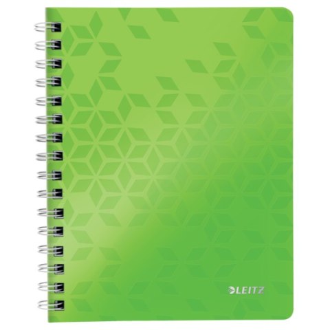 Kołonotatnik w kratkę A5 PP Leitz WOW, zielony 46410054 Leitz Kołonotatnik w kratkę A5 PP Leitz WOW, zielony 46410054 Leitz