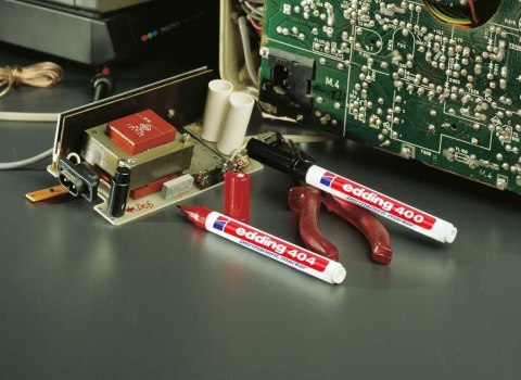 Marker permanentny e-400 EDDING, 1mm, niebieski Edding